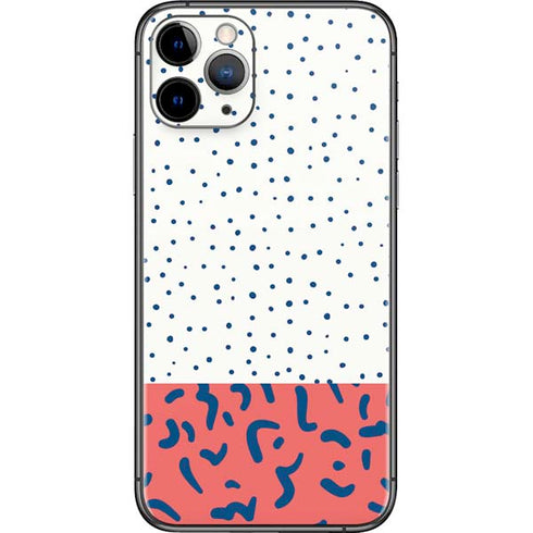 Polka Dot Split iPhone 11 Pro Skin